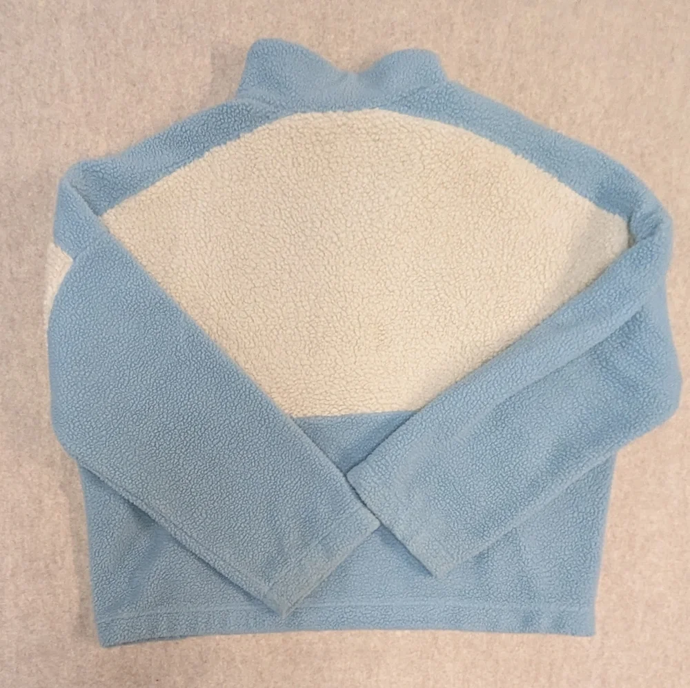 Sherpa Cropped Columbia Top In Fun Colors Pockets And Snaps Size Women's XXL - Picture 8 of 9